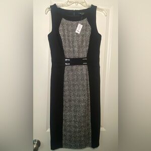 Elegant Black and Gray Women's Dress